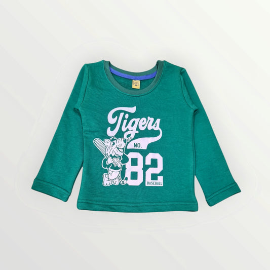 Junior  Republic  Kid's Tiger Printed long Sleeves Shirt