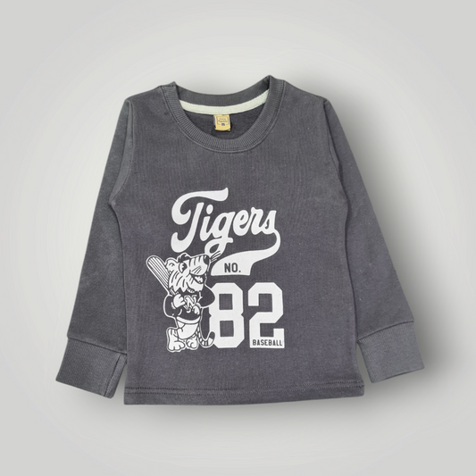 Junior  Republic  Kid's Tiger Printed long Sleeves Shirt