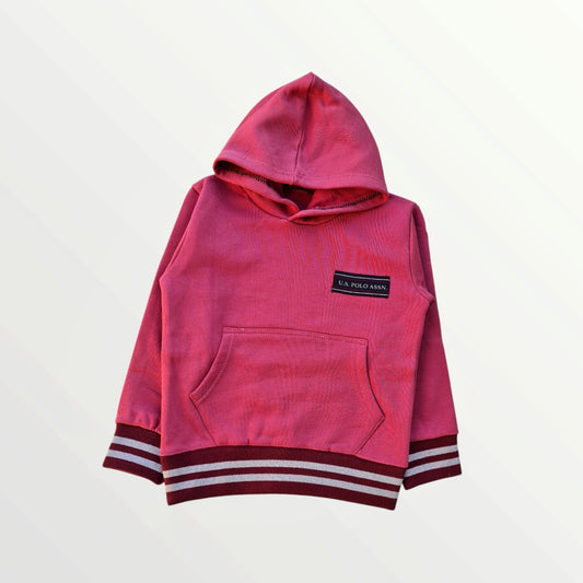 Junior          Republic          USPA Printed Kids Fleece Winter Hoodies for Boys and Girls