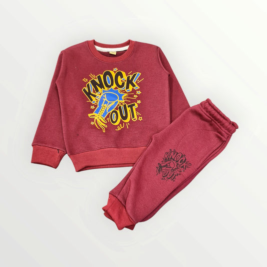 Junior    Republic     Knock out Printed 2 Piece Fleece Track Suit