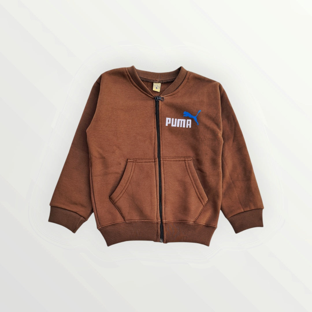 Junior               Republic   PUMA Printed Kid's Fleece Zipper Jacket