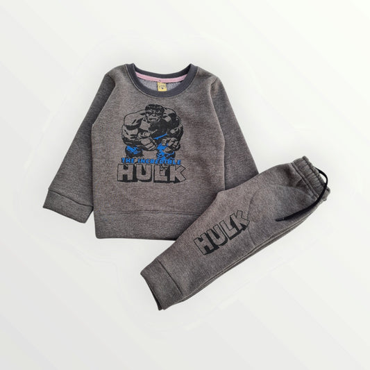 Junior    Republic     HULK Printed 2 Piece Fleece Track Suit