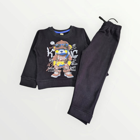 Junior    Republic     King Printed 2 Piece Fleece Track Suit