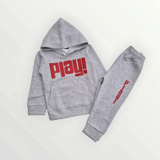 Junior    Republic     Play Printed 2 Piece Fleece hoodie Track Suit