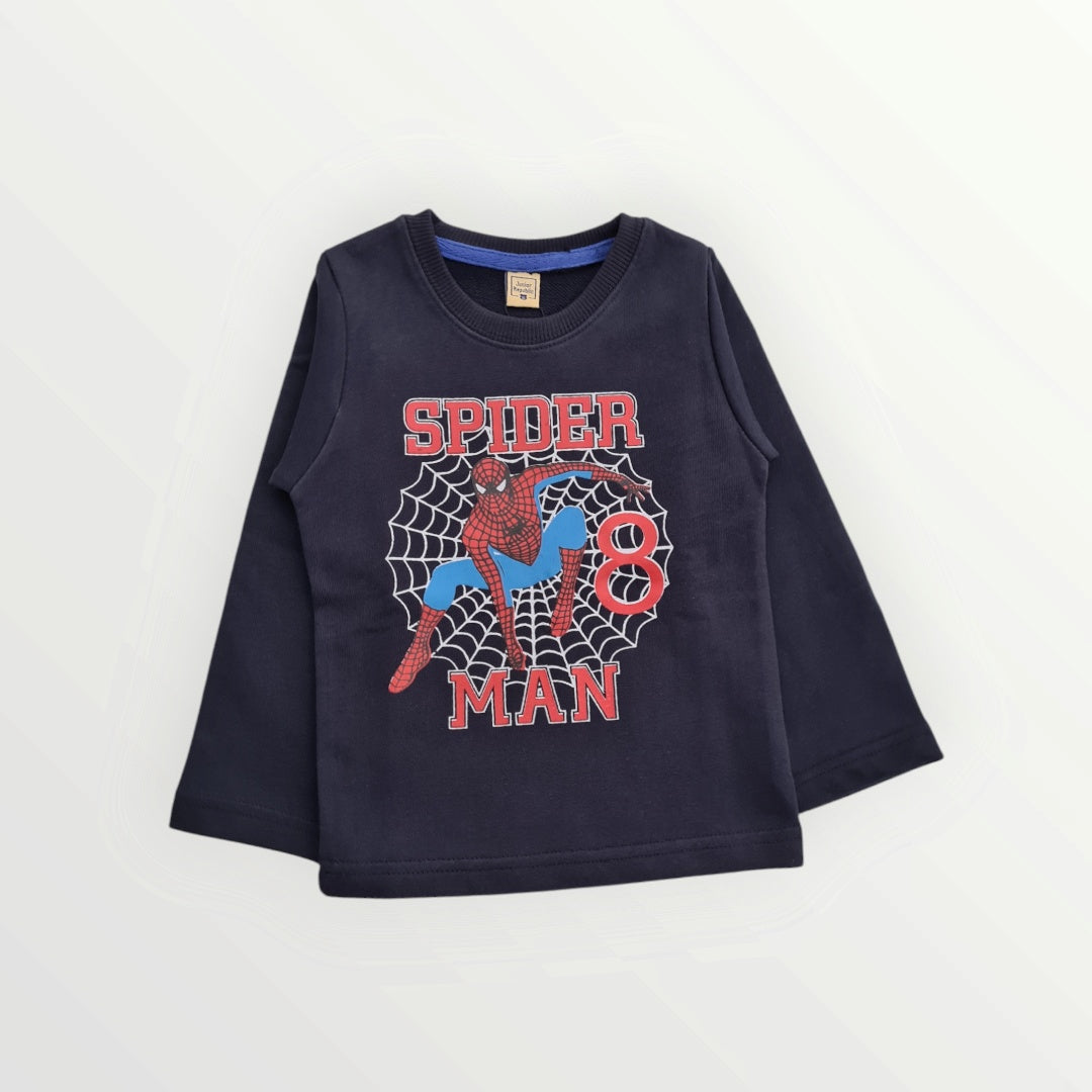 Junior  Republic  Kid's Spiderman Printed long Sleeves Shirt