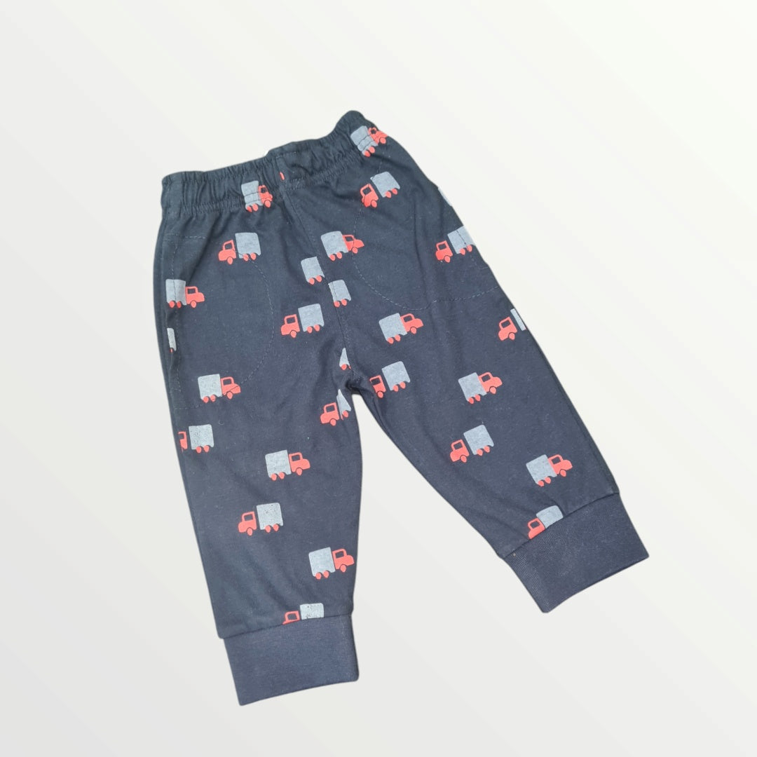 JUNIOR REPUBLIC    Truck Printed Kids Cargo Joggers TROUSER