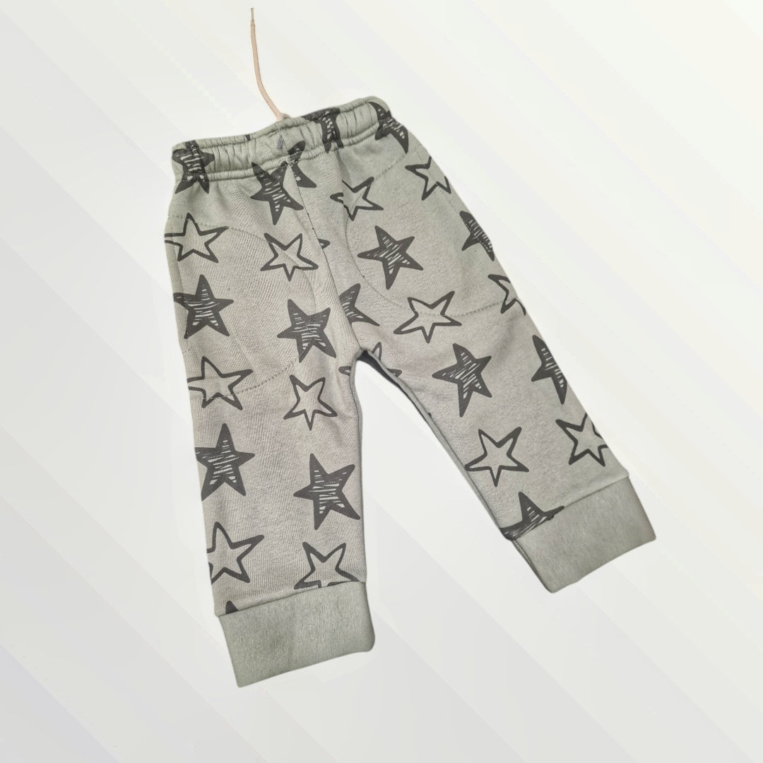 JUNIOR REPUBLIC    Star Printed Kids Cargo Joggers TROUSER